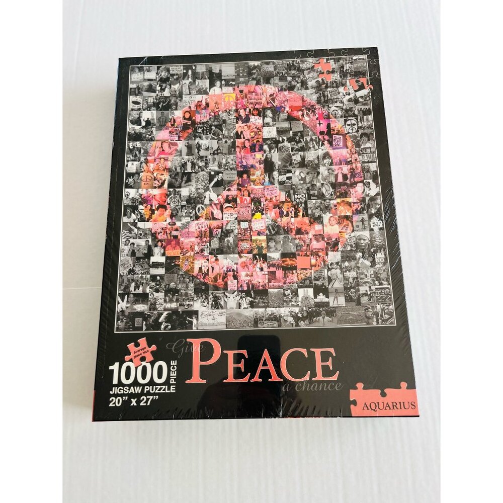 NEW‎ Peace and Love 1000 Pieces Jigsaw Puzzle 20" x 27" inch